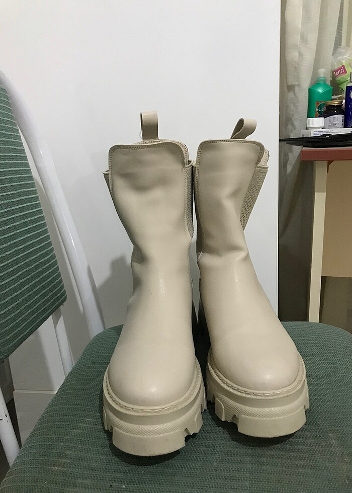 Kadın Bot Bej Trendyol - Görsel 2