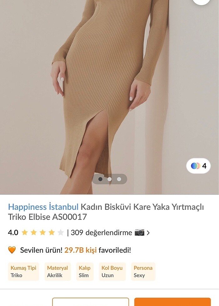 Happiness Elbise S-M - Görsel 3