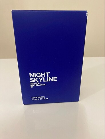 Zara night Skyline 80 ml erkek parfümü