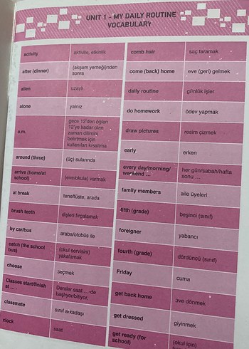 YDS Publishing 5. Sınıf Kelime Bankası Kitabı - Görsel 4