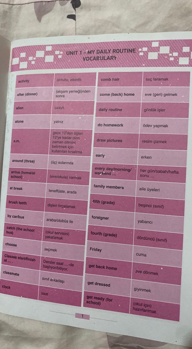 YDS Publishing 5. Sınıf Kelime Bankası Kitabı - Görsel 4