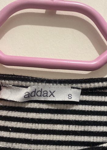 Kadın Çizgili Kısa Kollu Yüksek Yakalı Atlet - Görsel 3