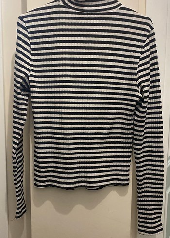 Kadın çizgili bluz - Görsel 2