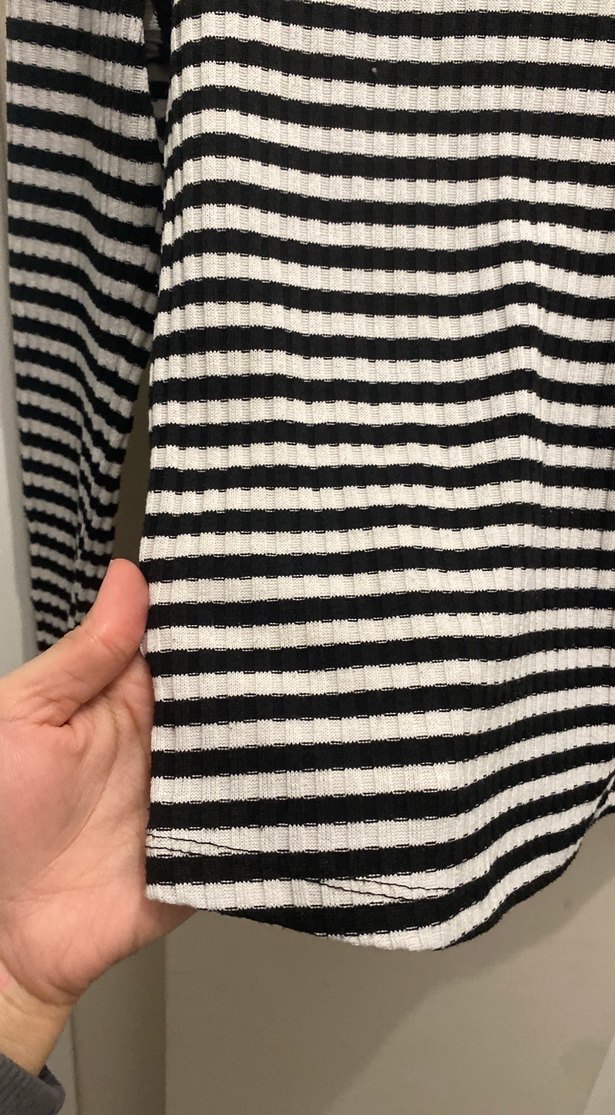 Kadın çizgili bluz - Görsel 4