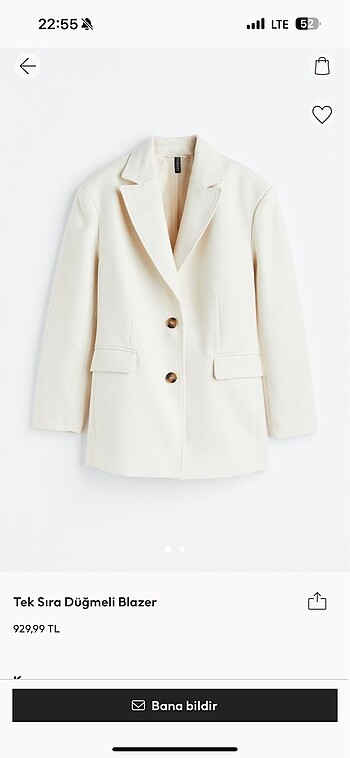 H&M ceket