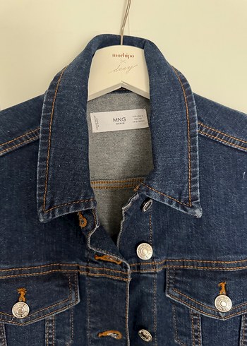 s Beden mavi Renk Mango Denim Ceket