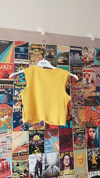 Primark Sarı crop