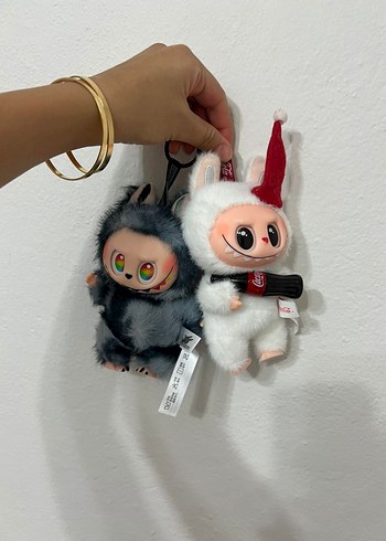 Gri Peluş Oyuncak Anahtarlık
