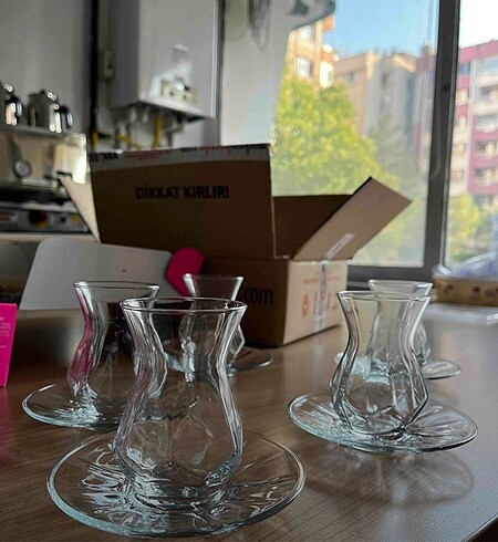 Lav çay bardağı çay tabağı 12+12