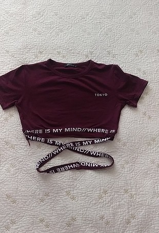 Tokyo çapraz bağ t-shirt