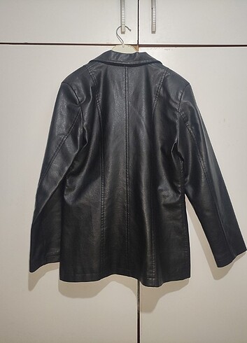 m Beden DERİ BLAZER CEKET 