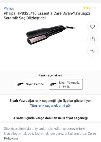 Philips Pembe Saç Düzleştirici - Görsel 4