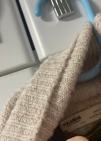 Berska Bej Kadın Boğazlı Örgü Yün Kazak Elbise - Görsel 3