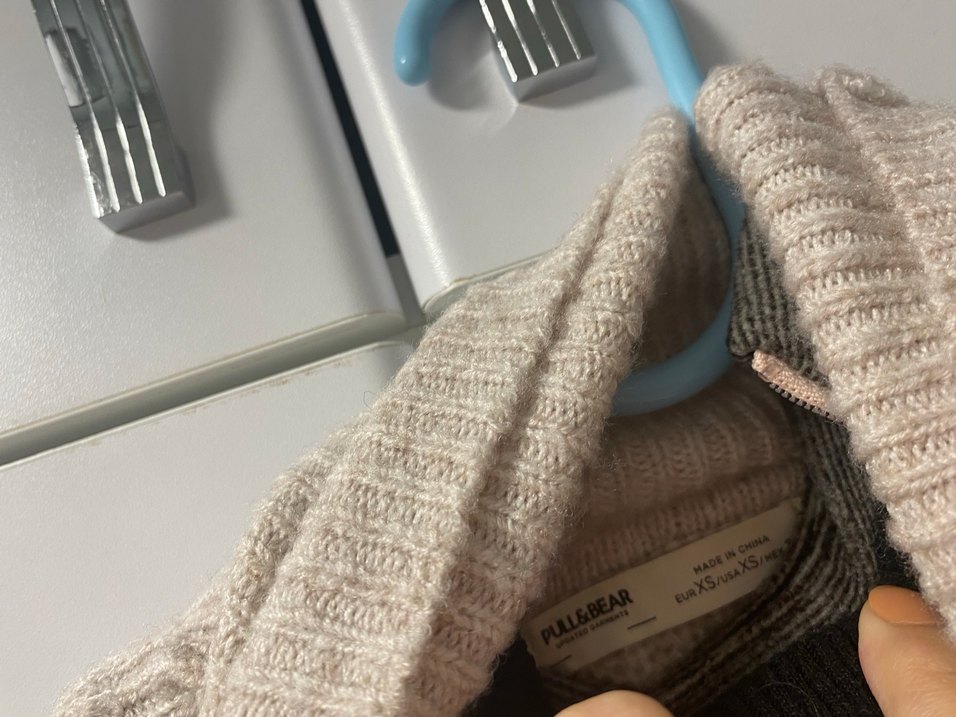 Berska Bej Kadın Boğazlı Örgü Yün Kazak Elbise - Görsel 3