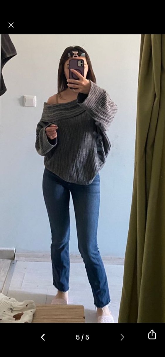 MAVİ straigt fit yuksek bel jean - Görsel 3