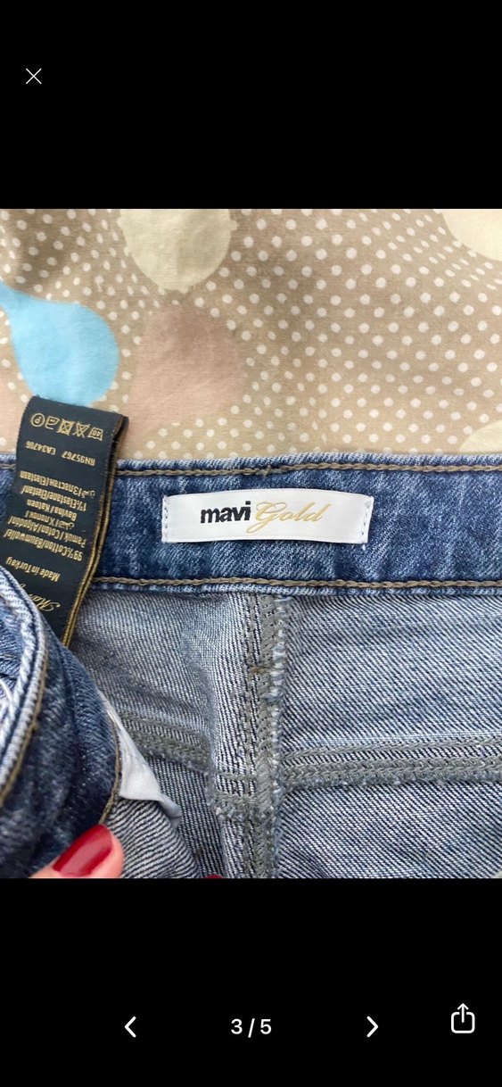 MAVİ straigt fit yuksek bel jean - Görsel 4