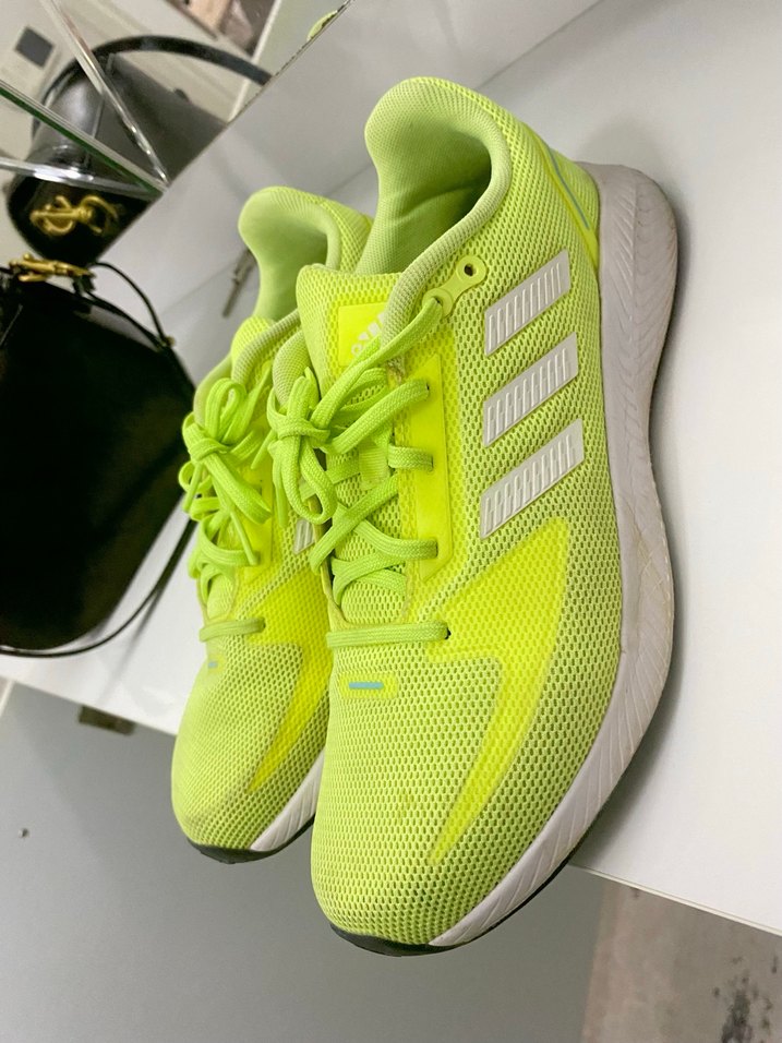 Adidas Sarı Kadın Spor Ayakkabı Velcro Bağcıklı - Görsel 3