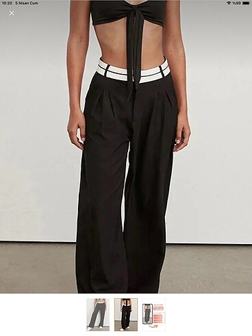 Siyah kumaş pantalon