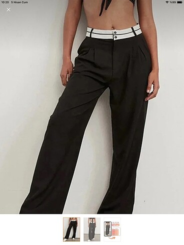 Diğer Siyah kumaş pantalon