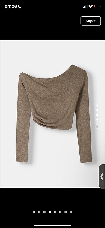 s Beden bershka asimetrik crop