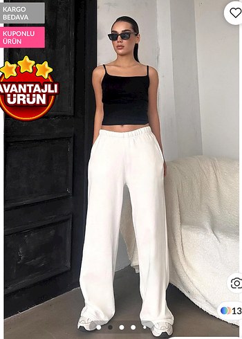 Beyaz Kadın Eşofman - Görsel 3