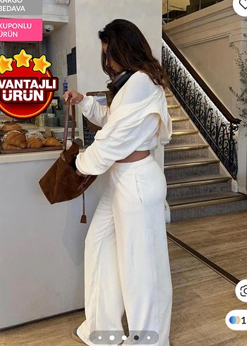 Beyaz Kadın Eşofman - Görsel 2