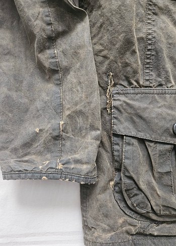 BARBOUR YAĞLI DERİ MONT - Görsel 5