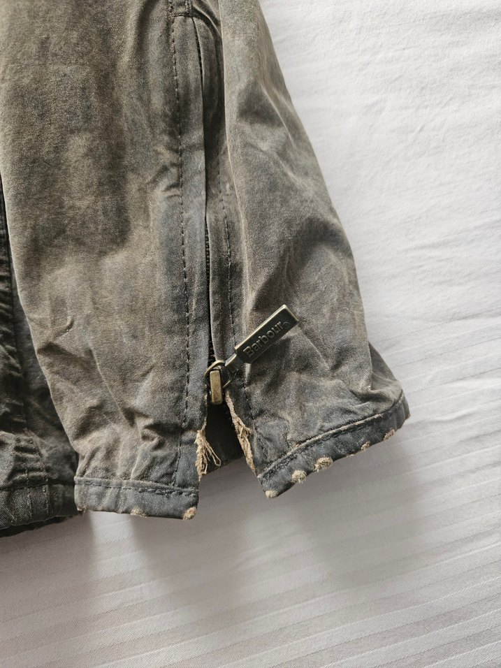 BARBOUR YAĞLI DERİ MONT - Görsel 4