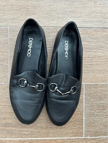 Deri loafer