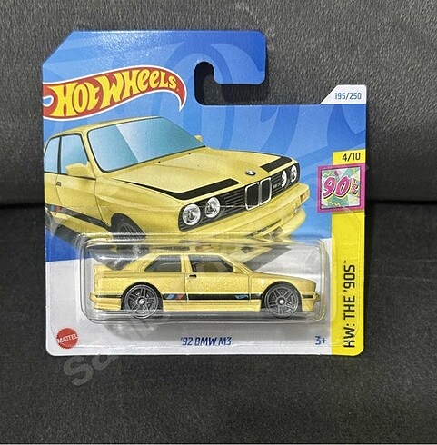 92 bmw m3 kapalı kutu hotwheels