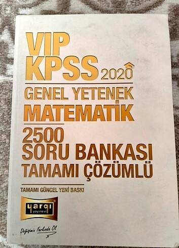 KPSS MATEMATİK 2500 SORU