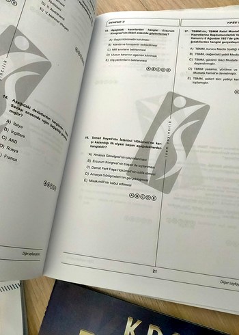 Beden KPSS Deneme Kitapları Seti