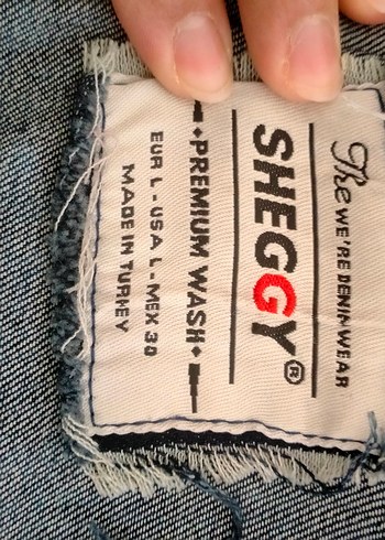 s Beden mavi Renk Düğmeli Mavi Batik Kadın Denim Ceket