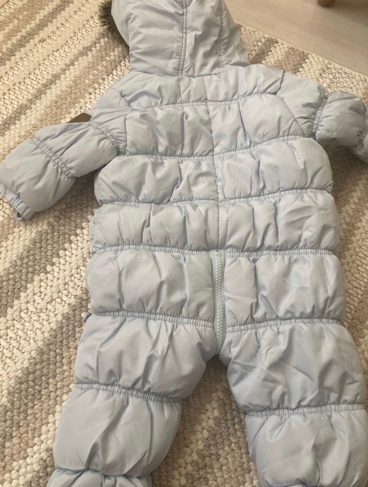 Gri Kürklü Bebek Tulumu - Görsel 5