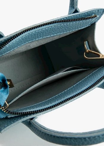 Koton Mavi Suni Deri Minimalist Kadın Çanta - Görsel 6