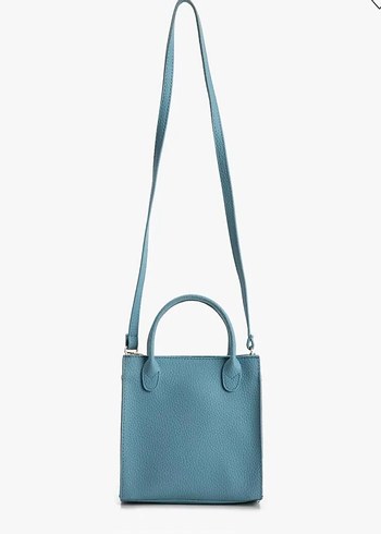 Koton Mavi Suni Deri Minimalist Kadın Çanta - Görsel 3