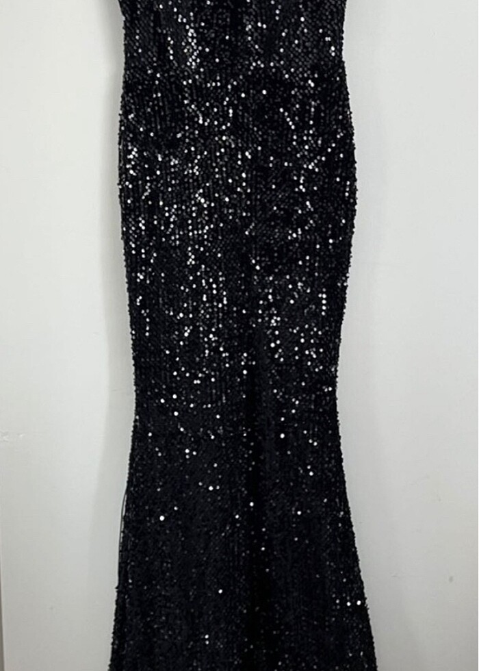 Payetli Abiye Elbise - Görsel 4