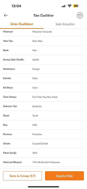 Trendyol & Milla Kazak
