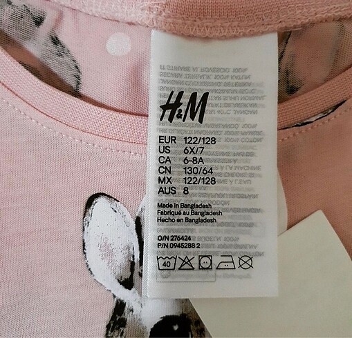 6 Yaş Beden çeşitli Renk H&M Pijama Tkm
