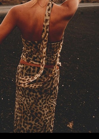Zara Leopar Desenli Alt Üst Takım - Görsel 3