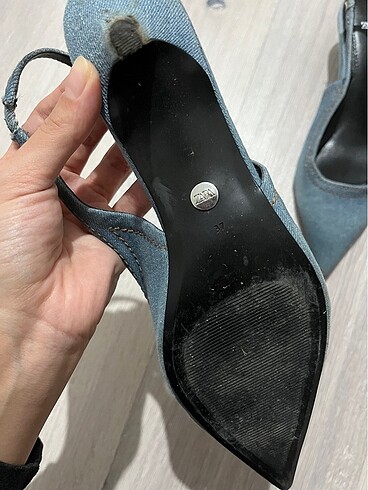 37 Beden zara denim ayakkabi