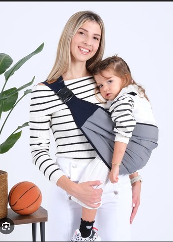  Beden Gri Bebek Taşıyıcı Sling