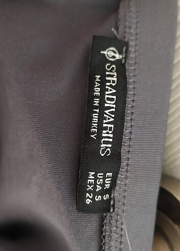 s Beden gri Renk Stradivarius - Crop