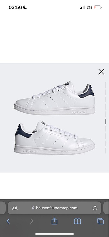 37 Beden beyaz Renk YENİ ALINDI ADİDAS STAN SMITH 37 numara