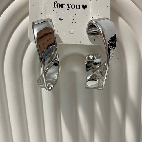 Diğer Silver Crushring Küpe