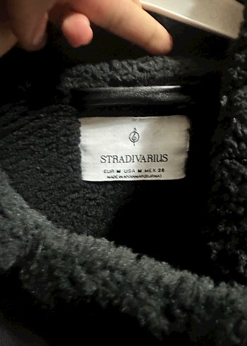 Kürk Detaylı Siyah Deri Biker Ceket - Görsel 2