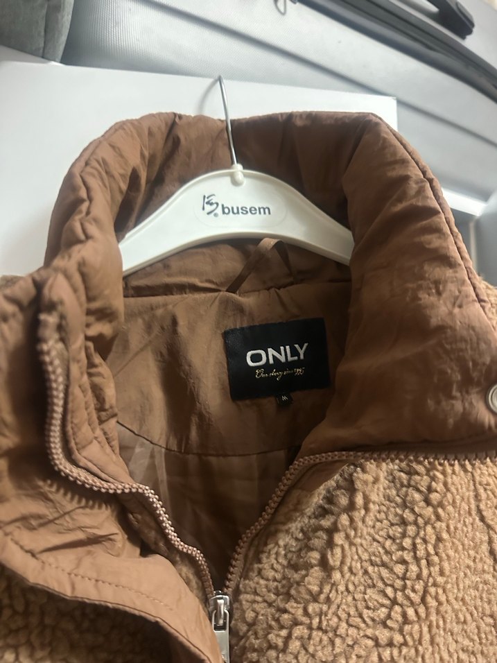 Fermuarlı Kahverengi Kadın Kış Montu - Görsel 2