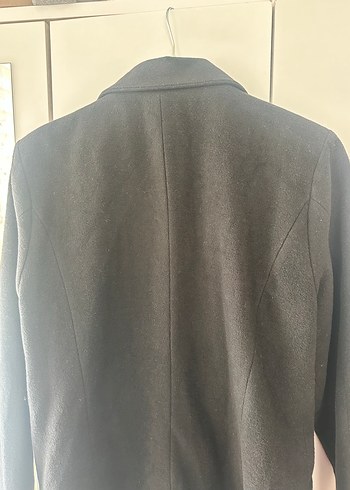 Siyah Midi Kadın Blazer Ceket - Görsel 3