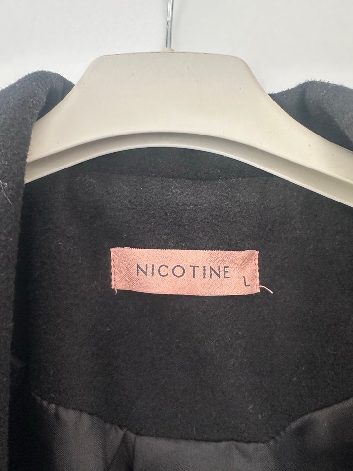 Siyah Midi Kadın Blazer Ceket - Görsel 2