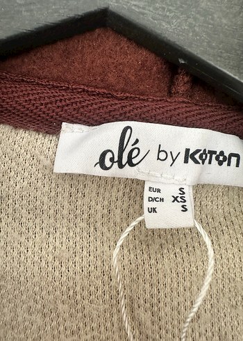 Kahverengi Gri Peluş Kadın Ceket - Görsel 2